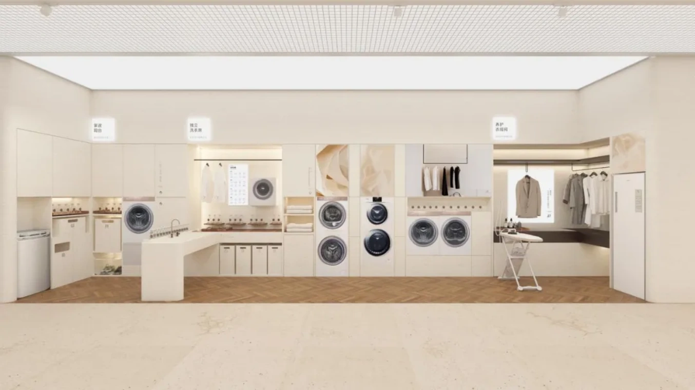 Complete washing, drying and care settings make brand value tangible.