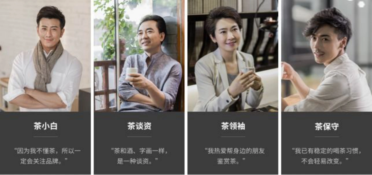 Different needs and perceptions of tea inform the experience positioning.